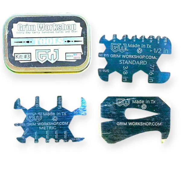 General Tool PAK Kit | Mini Pry Tool | Multi Wrench | – Grimworkshop