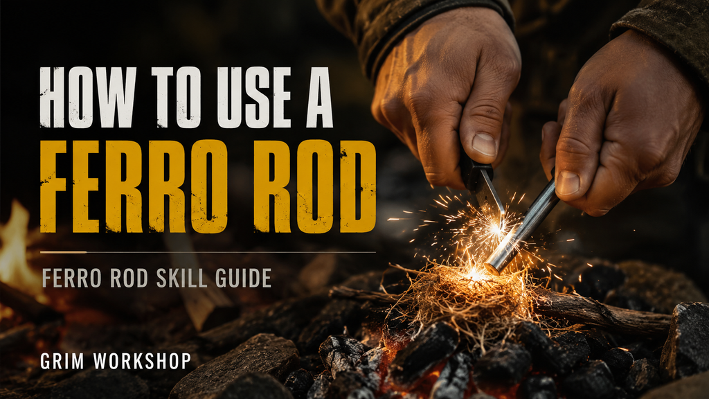 How to Use a Ferro Rod Striker for Beginners