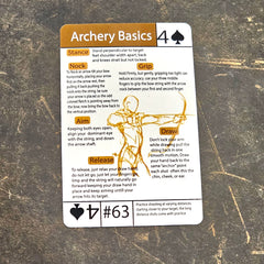 Tip Card #63 Archery Basics : Basic Archery Form Tips and Tricks