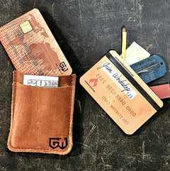 Fire Stash Card: Credit Card Size Waterproof EDC Wallet Zip Pouch