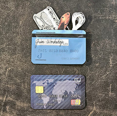 Fishing Stash Card: Credit Card Size Waterproof Fishing Pouch
