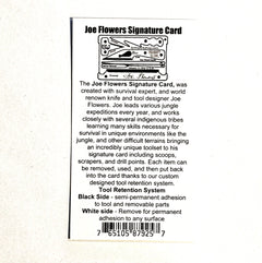 Joe Flowers Signature Survival Card