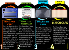 Hot Shot Fire Starting Kit is a pocket edc fire kit