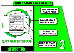 Hot Shot Fire Starting Kit is a pocket edc fire kit