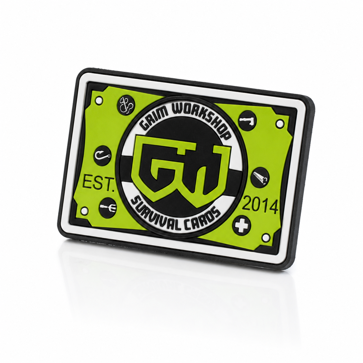 Grim Survival Patch with Hidden Pocket Green RND GW