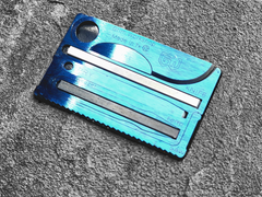 Hot Shot Fire Card: Survival Knife with Fire Starter Card