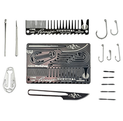 The Teimojin Tan Signature credit card survival multi tool 18 in 1 credit card tool