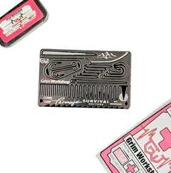 The Teimojin Tan Signature credit card survival multi tool 18 in 1 credit card tool