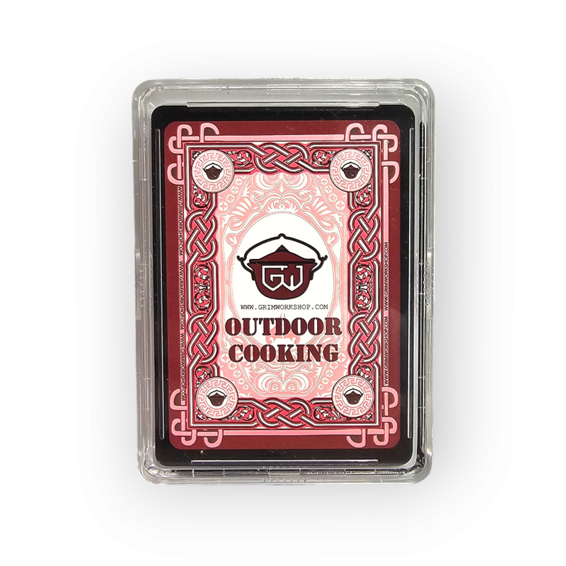 Grim Survival Playing Cards Outdoor Cooking and Water Deck : 54 Outdoor Cooking and Water Purification Playing Cards