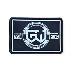 Black and White GW Patch with Hidden Pocket