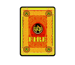 Grim Survival Playing Cards Fire Deck : 54 Fire Starting Tip Playing Cards