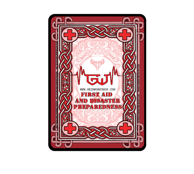 Grim Survival Playing Cards First Aid and Preparedness Deck : 54 First Aid and Preparedness Playing Cards