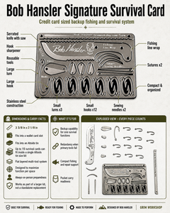 Bob Hansler Signature Survival Card