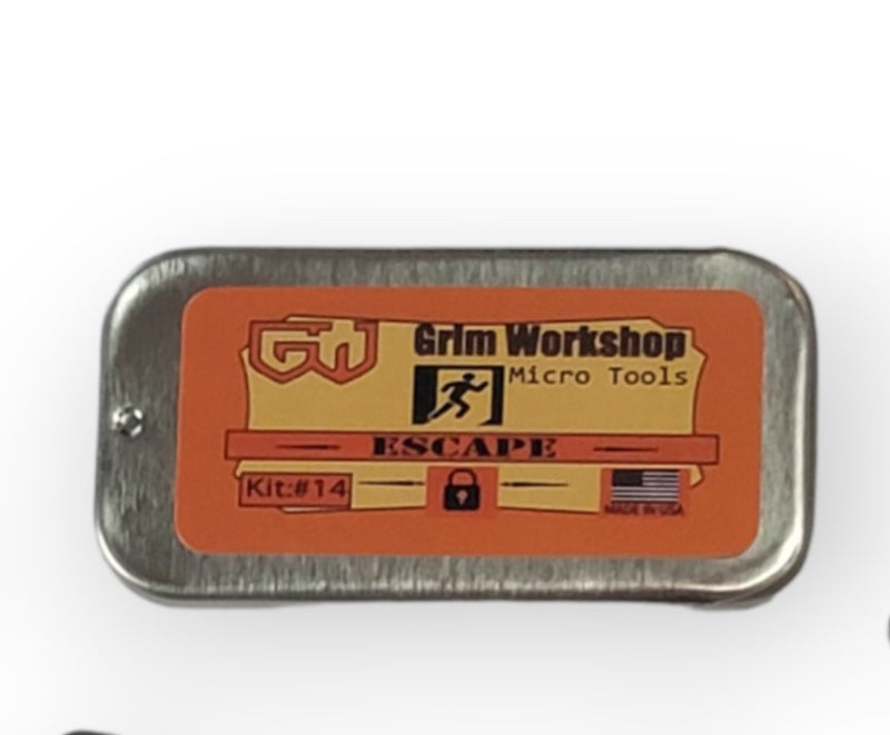 Escape and Evasion Micro Storage Tin: Steel Pocket Tin