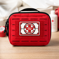 First Aid Patch with Hidden Pocket: Medical Morale Patch (New)