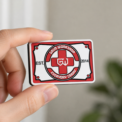 First Aid Patch with Hidden Pocket: Medical Morale Patch (New)