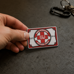 First Aid Patch with Hidden Pocket: Medical Morale Patch (New)