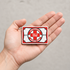 First Aid Patch with Hidden Pocket: Medical Morale Patch (New)