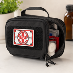 First Aid Patch with Hidden Pocket: Medical Morale Patch (New)