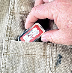 Micro First Aid Storage Tin: Steel Pocket Tin