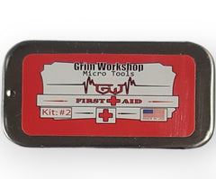 Micro First Aid Storage Tin: Steel Pocket Tin