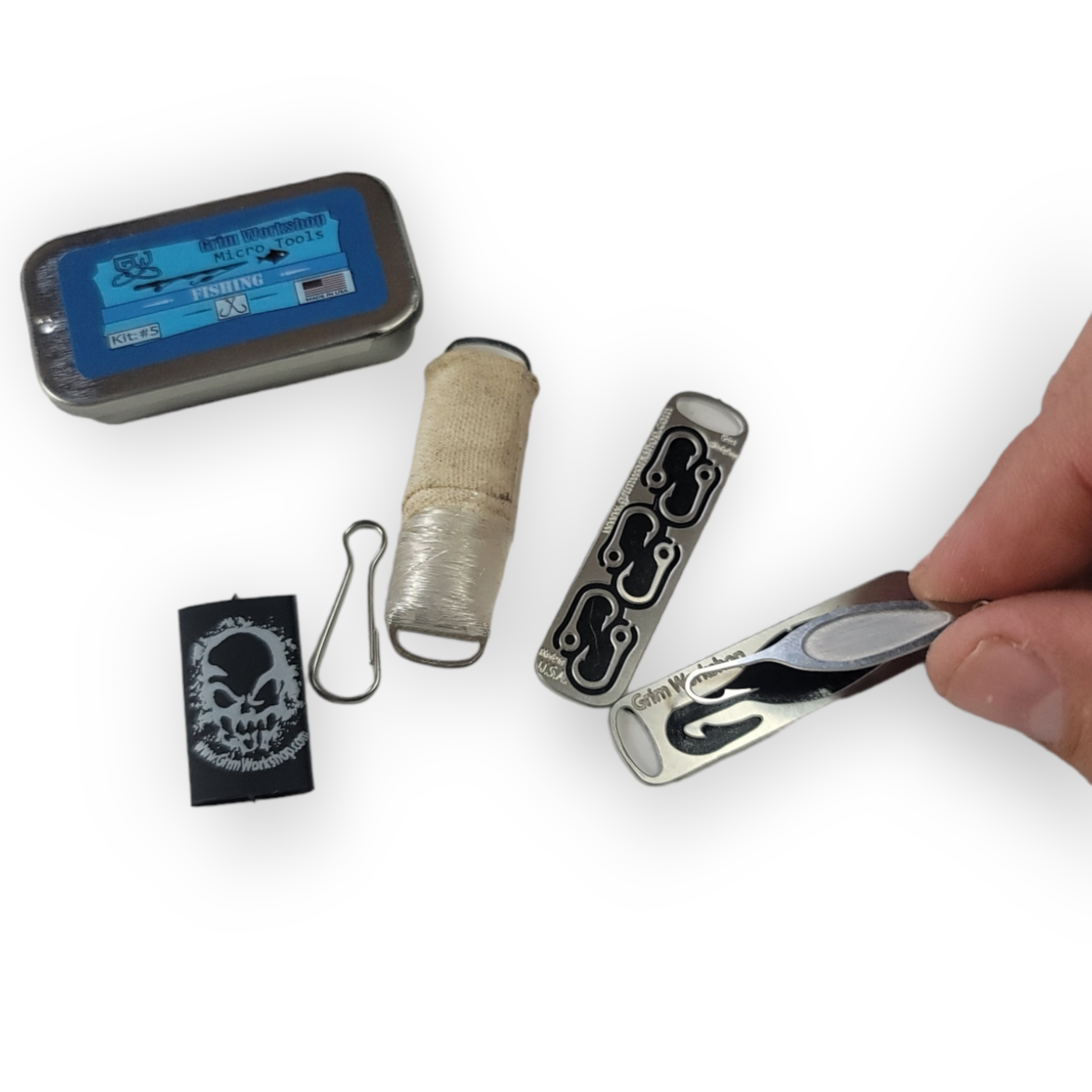 Micro Fishing Kit Storage Tin
