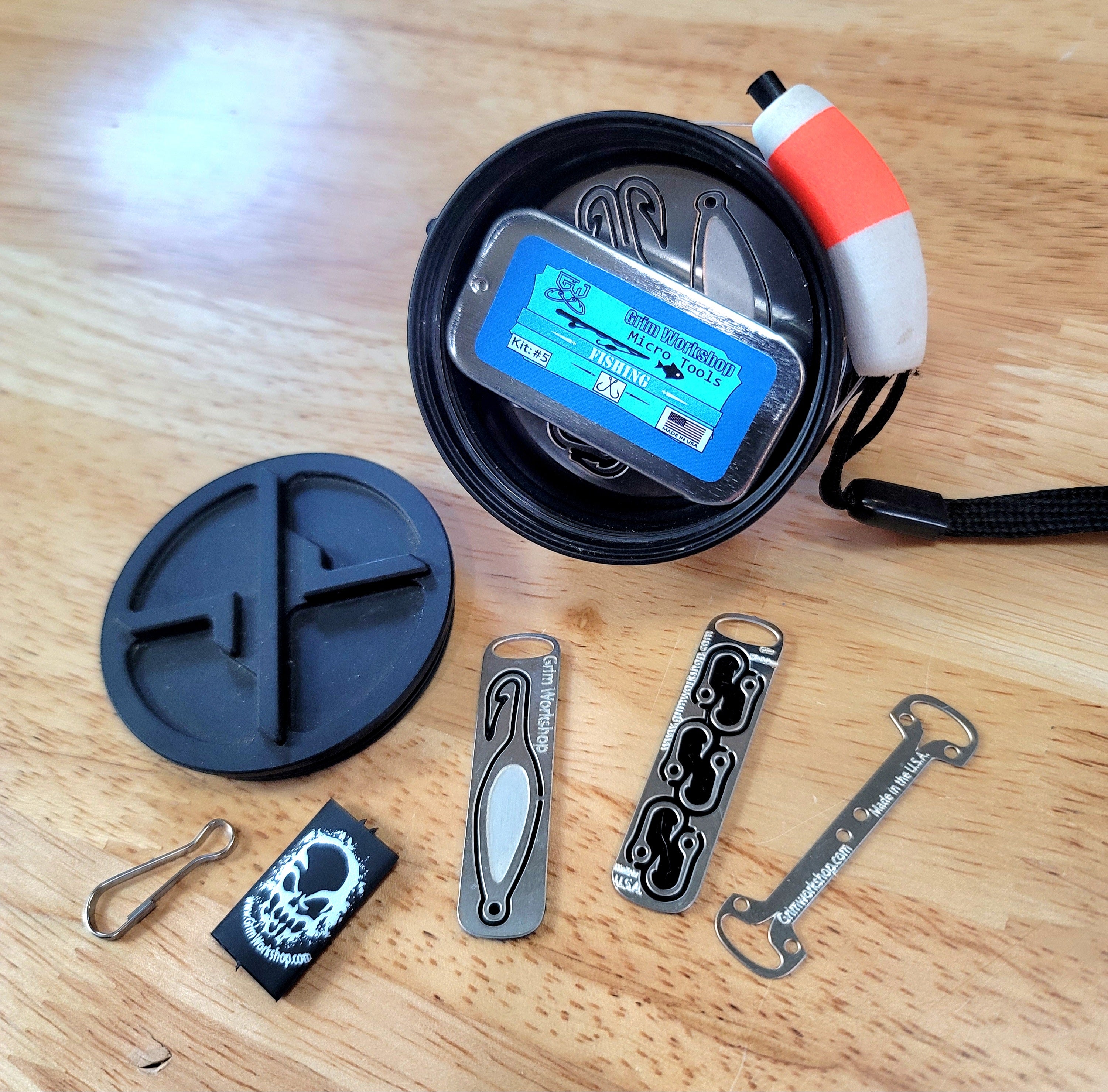 Micro Fishing Kit Storage Tin