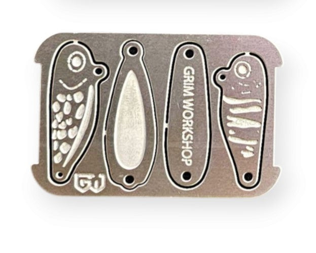 Fishing Lure PAK Tool: Compact Survival Fishing Kit for Altoids Smalls EDC Kits