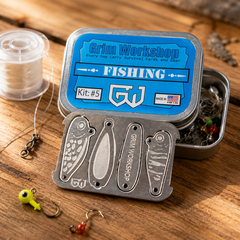 Fishing Lure PAK Tool: Compact Survival Fishing Kit for Altoids Smalls EDC Kits