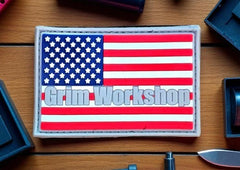 American Flag Patch with Hidden Pocket