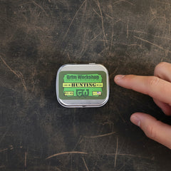 Hunting PAK Tin: Pocket Hunting Kit Steel Storage Tin