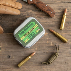 Hunting PAK Tin: Pocket Hunting Kit Steel Storage Tin