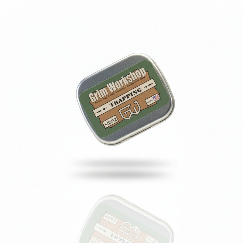 Trapping PAK Tin: Pocket Trapping Kit Steel Storage tin