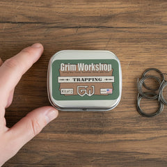 Trapping PAK Tin: Pocket Trapping Kit Steel Storage tin