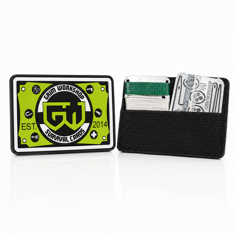 Grim Survival Patch with Hidden Pocket Green RND GW