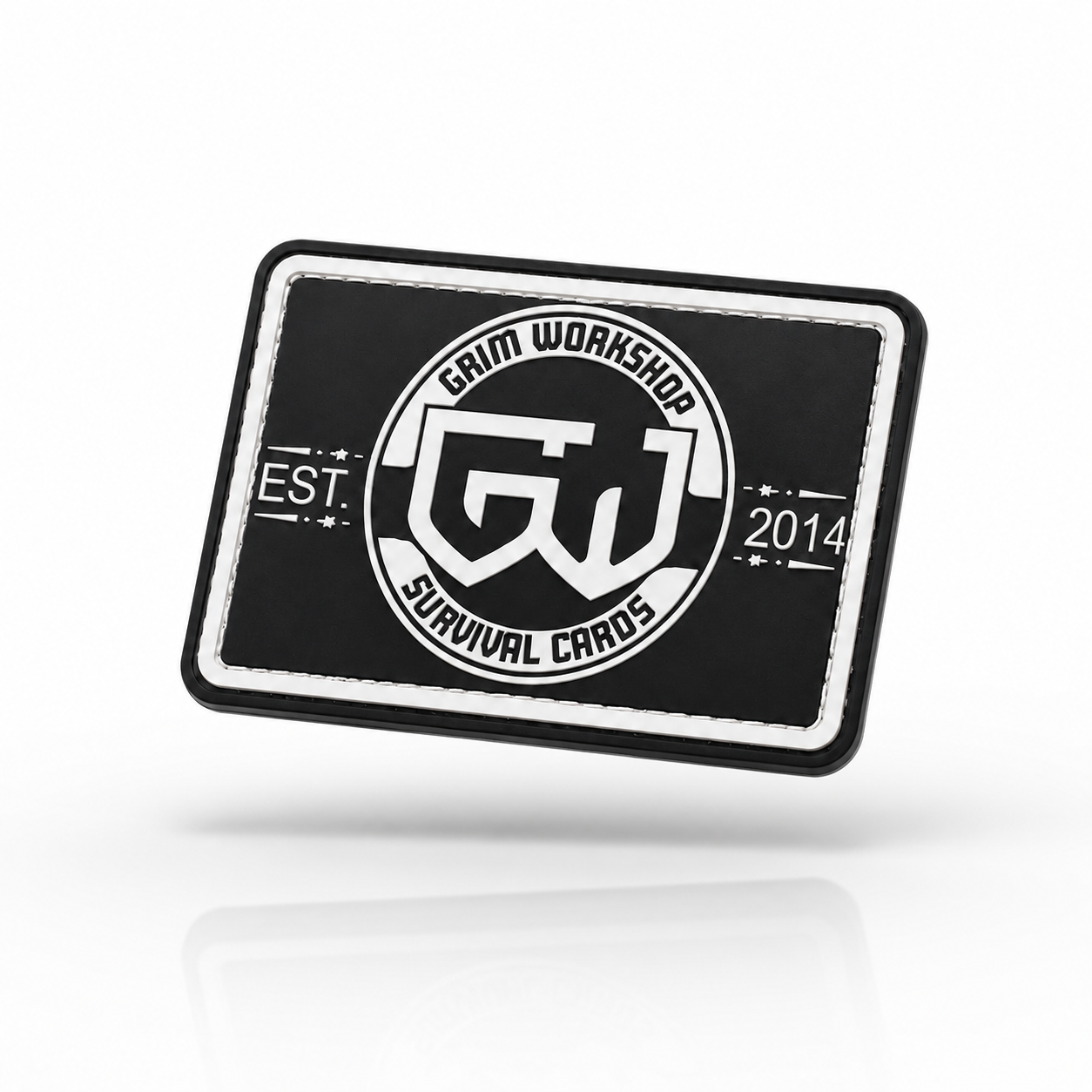 Black and White GW Patch with Hidden Pocket