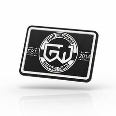 Black and White GW Patch with Hidden Pocket