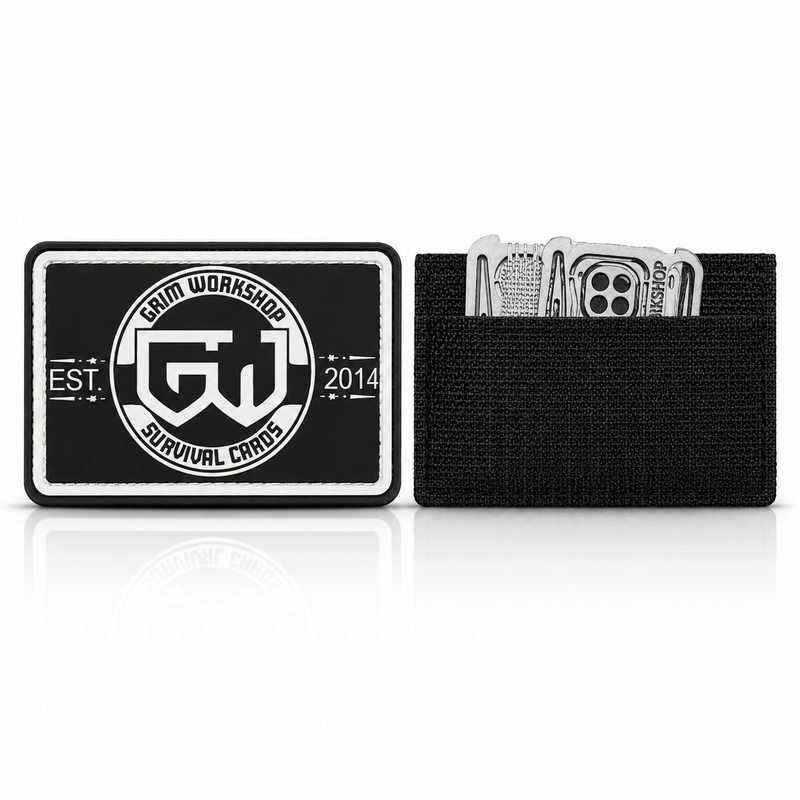 Black and White GW Patch with Hidden Pocket