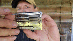 Grim Key Card : Credit Card Lock Pick Set and Escape Kit