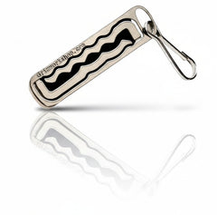 close-up photograph showing the lock picks and tension wrenches removed from the Grim Key Micro Tool