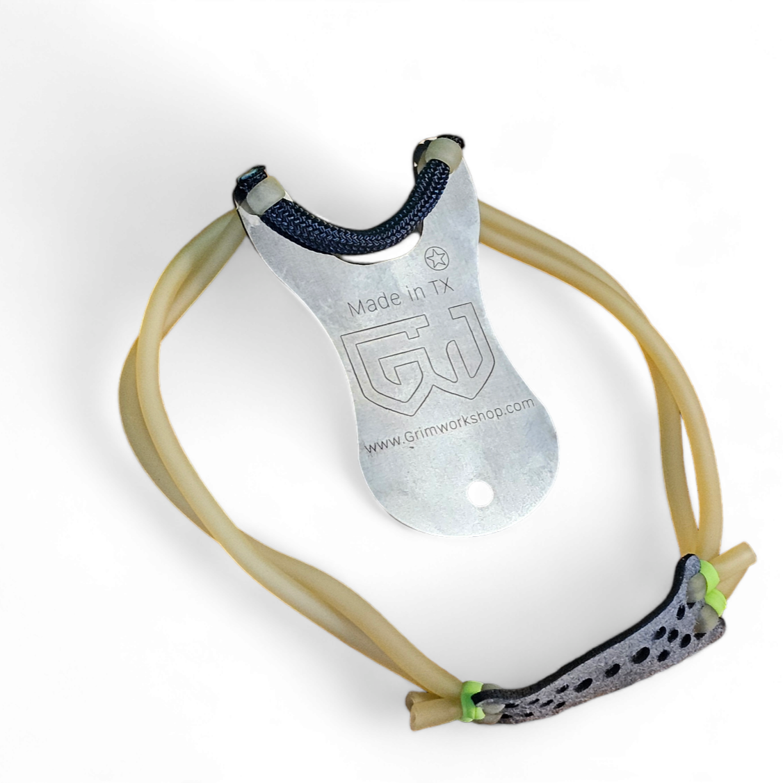 Pocket Slingshot Slingbow Hunting Survival Card also known as an arrow slingshot