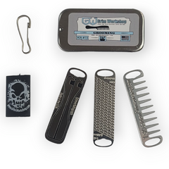 Micro Grooming Kit: Steel Storage TIn