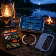 Pocket Fishing Kit : Handline Reel and Survival Fishing Kit