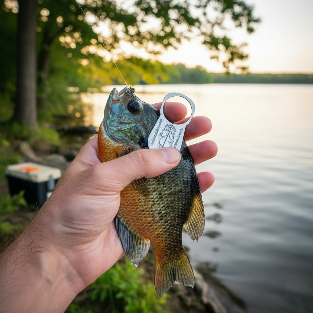 Hand Caster Dog Tag: Hand Fishing Reel Necklace