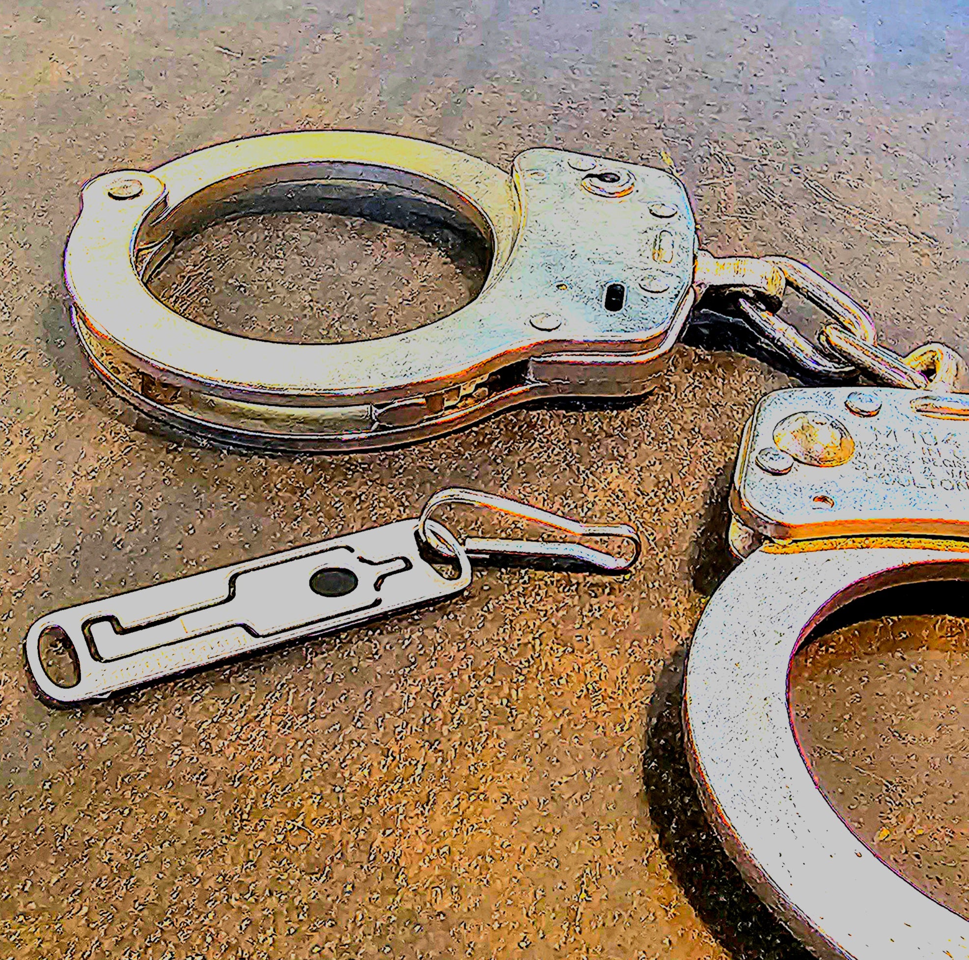 hidden handcuff key bracelet tool