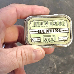 Hunting PAK Tin: Pocket Hunting Kit Steel Storage Tin