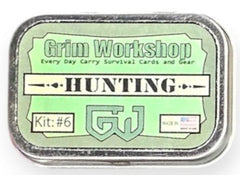 Hunting PAK Tin: Pocket Hunting Kit Steel Storage Tin