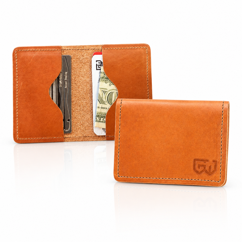 Leather Bi Fold Wallet