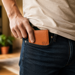 Leather Bi Fold Wallet