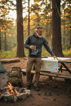 Grim Lightweight Tee Shirt EDC Hoodies with Secret Pockets